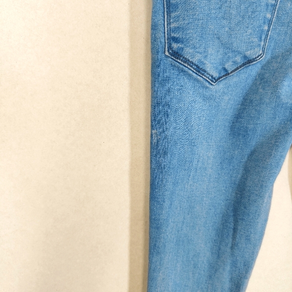 New Look 915 Girls Blue Skinny Distressed Jeans Age 13 Years - Picture 7 of 10